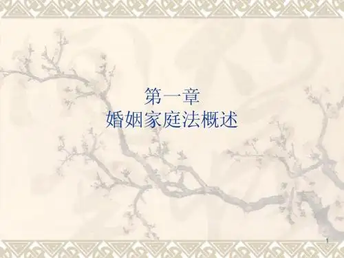 婚姻法课件