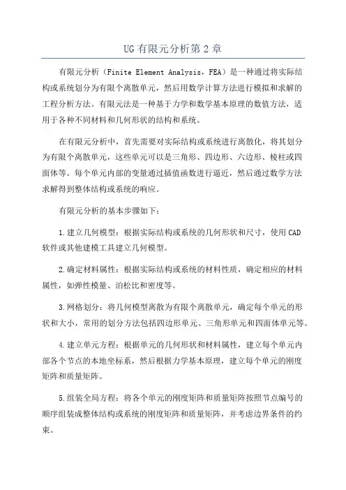 UG有限元分析第2章