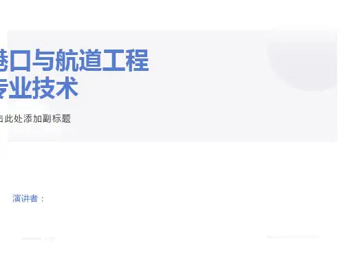 港口与航道工程专业技术培训PPT