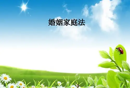 婚姻法宣讲课件