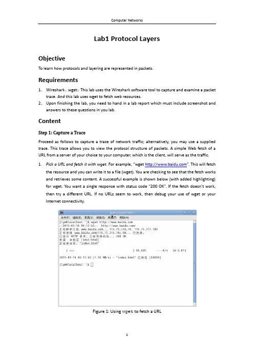 Lab1 Protocol Layers