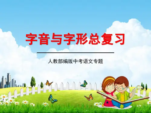 人教部编版中考语文专题《字音与字形总复习》精品教学课件PPT优秀课件