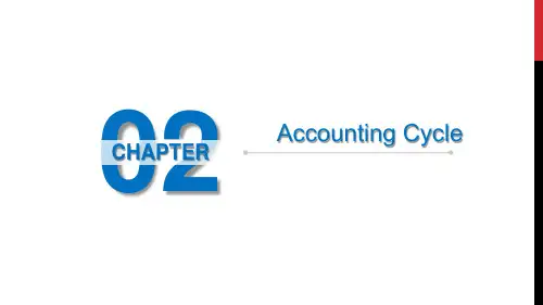 第2章 Accounting Cycle《会计英语》PPT课件