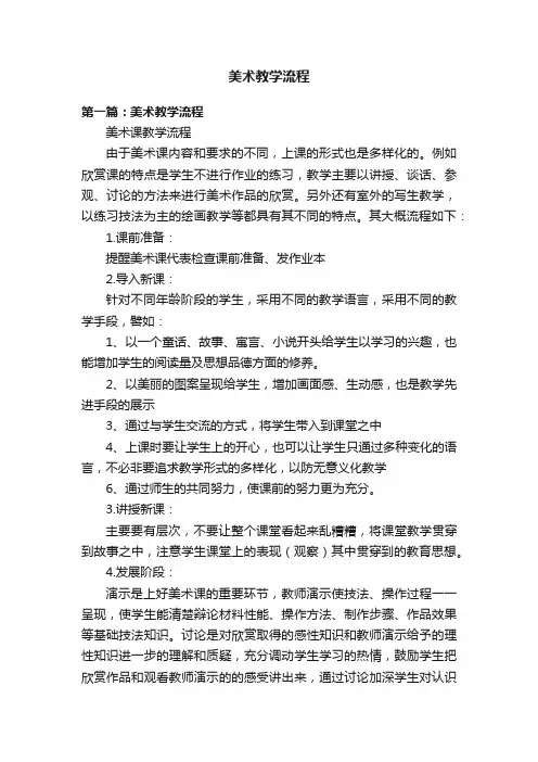 美术教学流程