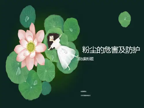 粉尘的危害及防护-培训课件