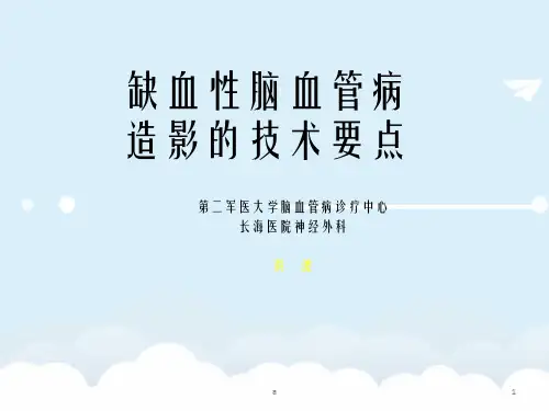 缺血性脑血管病造影的技术要点