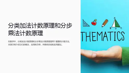 分类加法计数原理和分步乘法计数原理