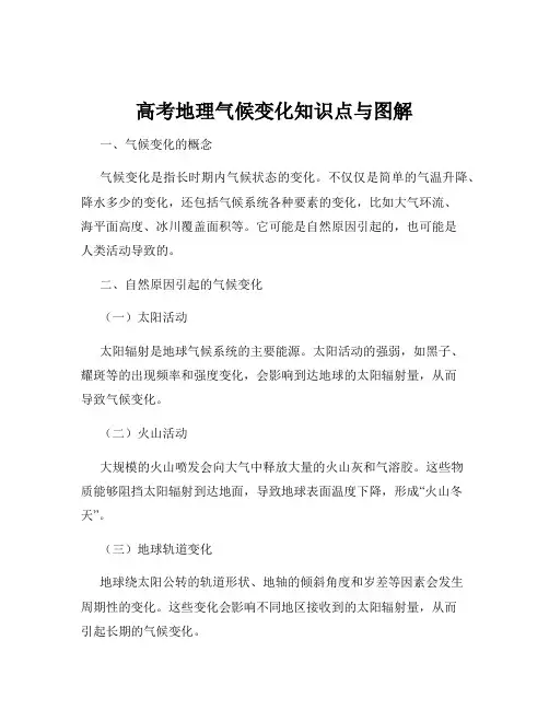 高考地理气候变化知识点与图解