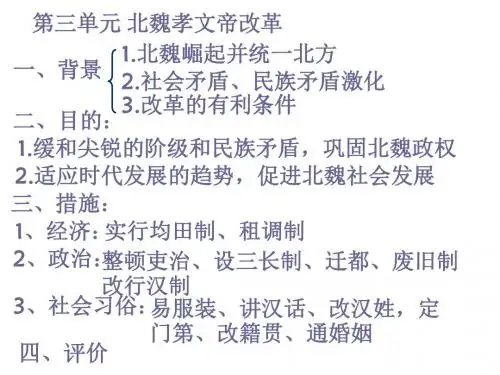 人教课标版  促进民族大融合优秀ppt课件