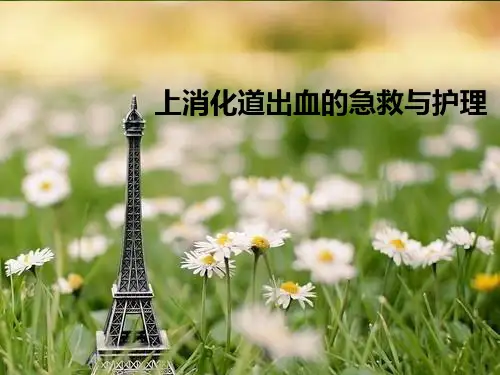 上消化道出血的急救与护理ppt课件