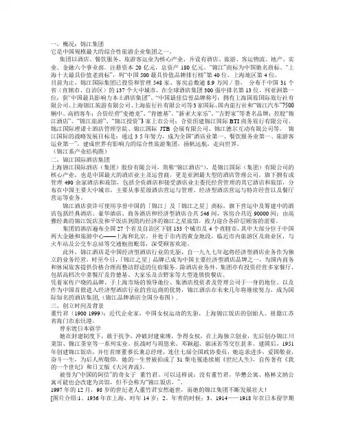 锦江集团简介