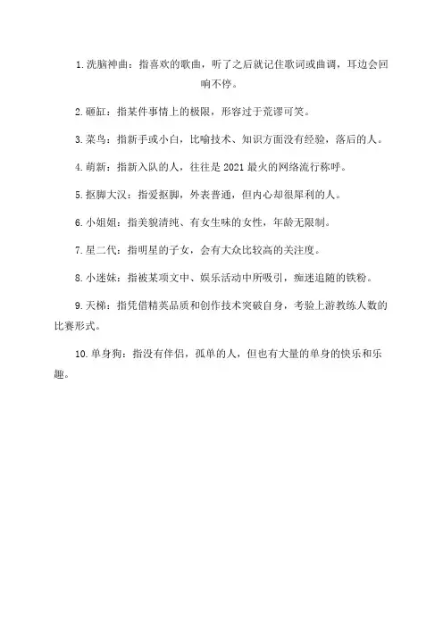 2022年网络十大流行语