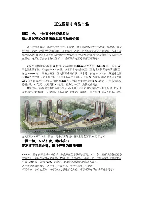 正定国际小商品市场