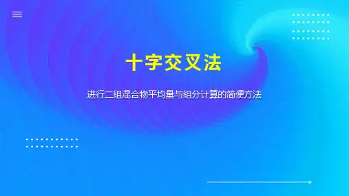 十字交叉法 