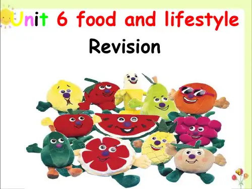 牛津译林版七年级英语上册Unit6 Revision 复习课件