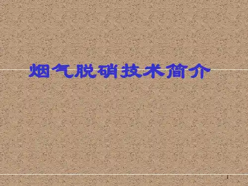 燃煤发电机组脱硝技术介绍
