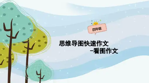 四年级作文：《看图作文》思维导图