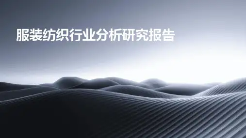 2024年服装纺织行业分析研究报告