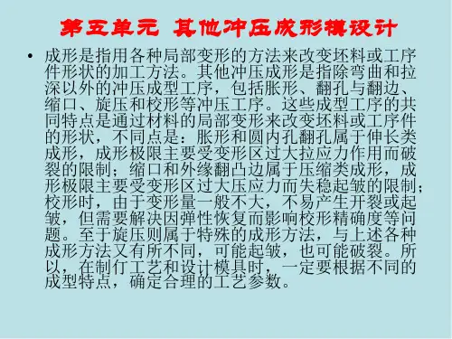 冲压模具设计制造6.第五单元 其他冲压成形模设计