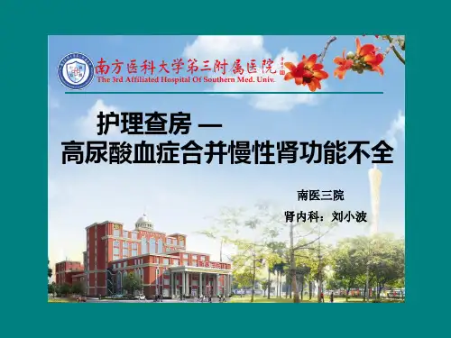 护理查房-高尿酸血症ppt课件