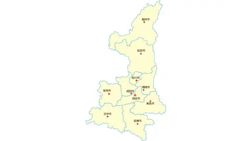 全国行政区域矢量地图PPT课件