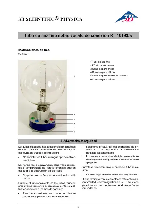 3B S CIENTIFIC PHYSICS 辐射探测器说明书