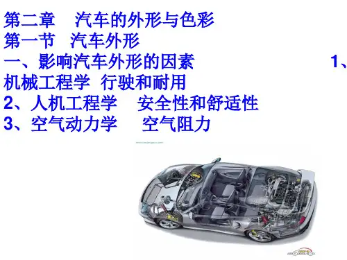 第二章-汽车外形与色彩