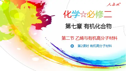 7.2.2有机高分子材料-高一化学课件(人教版2019必修第二册)