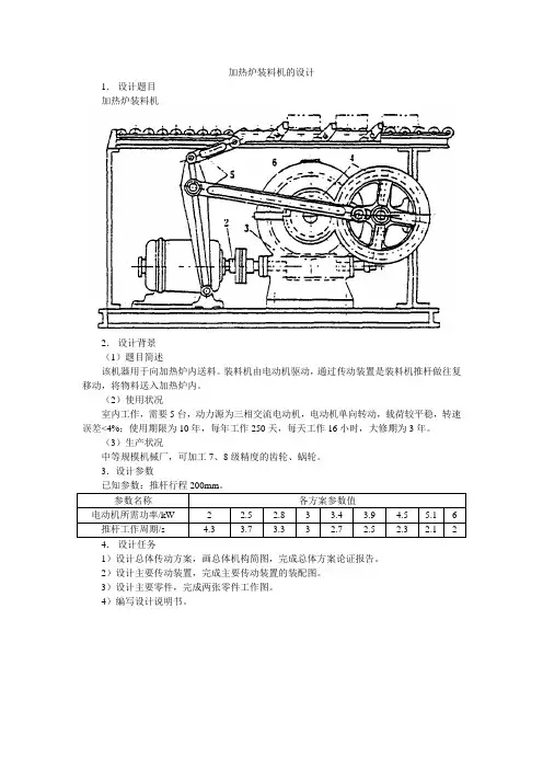加热炉装料机