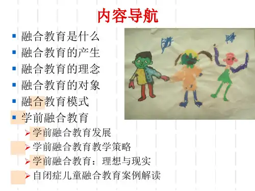 学前融合教育ppt课件