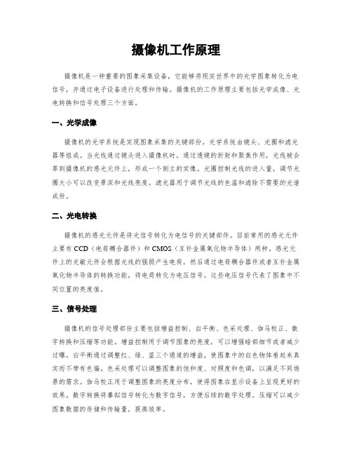 摄像机工作原理