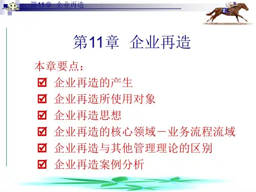 第11章  企业再造