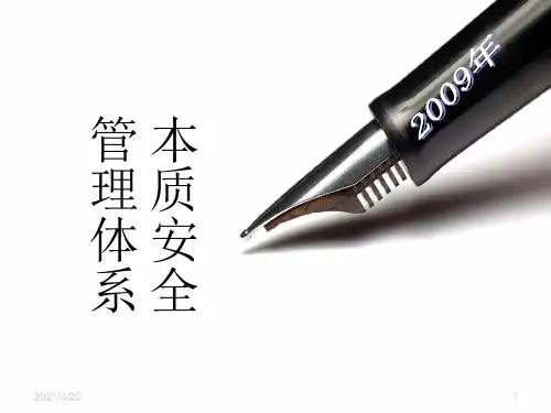 本质安全PPT精品文档