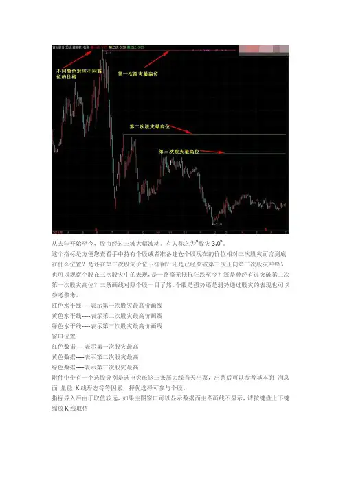 三线主图通达信指标公式源码