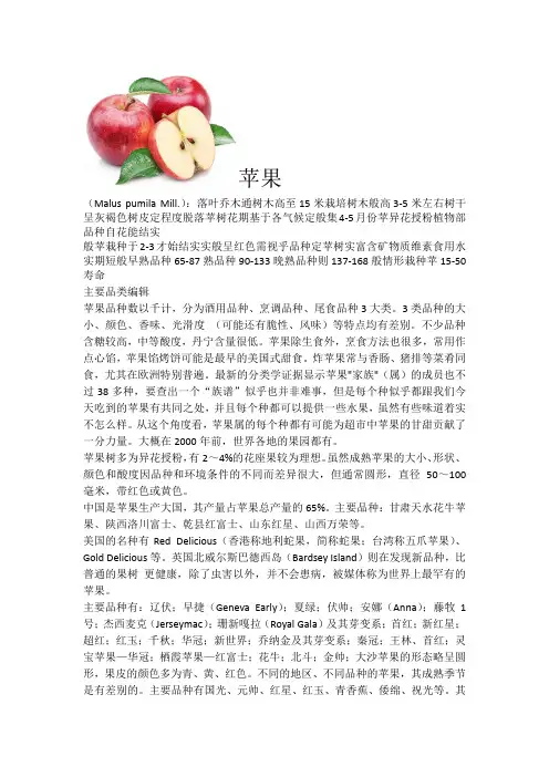 苹 果