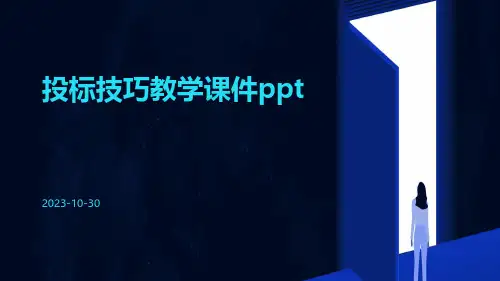 投标技巧教学课件