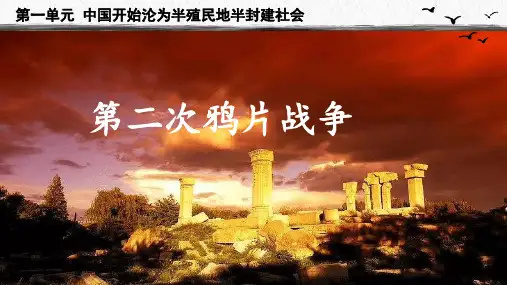 历史《 第二次鸦片战争》