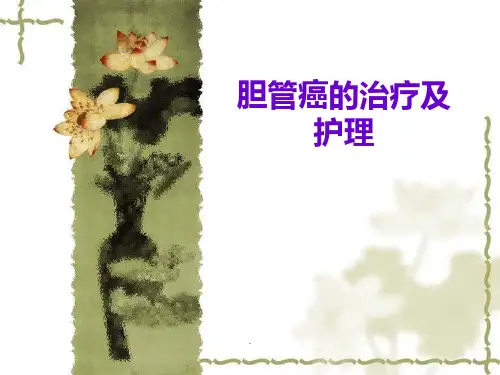 胆管癌的治疗及护理ppt课件