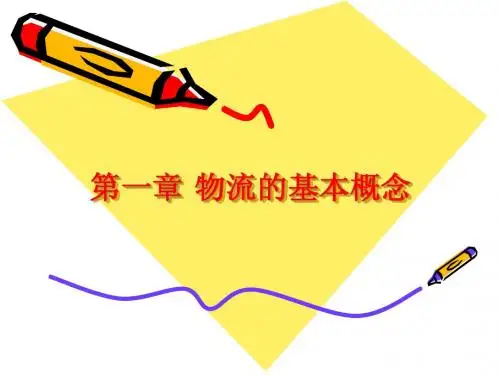 第一章 物流的基本概念 Microsoft PowerPoint 演示文稿
