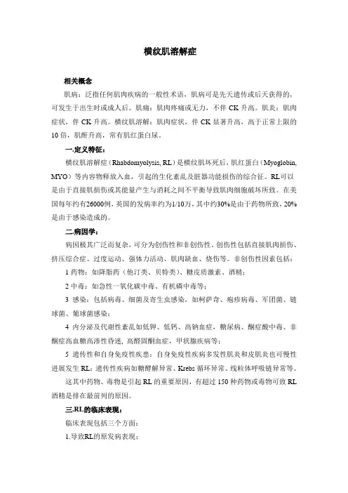 横纹肌溶解症