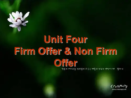 外贸函电unit four