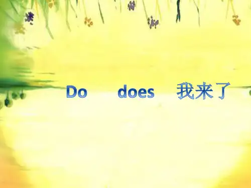 do和does的用法及区别
