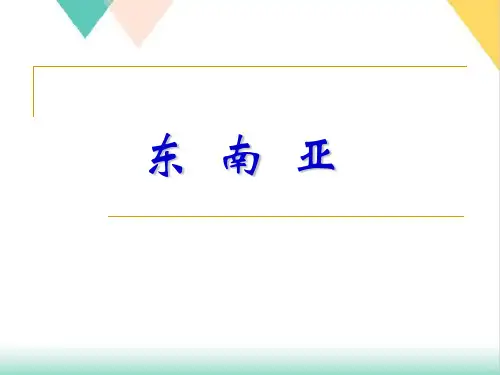 高考区域地理复习东南亚PPT课件