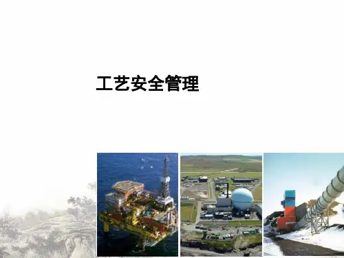 工艺安全管理培训教材(PPT55页)