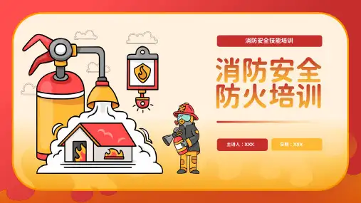 2024年消防安全技能培训课件PPT模板