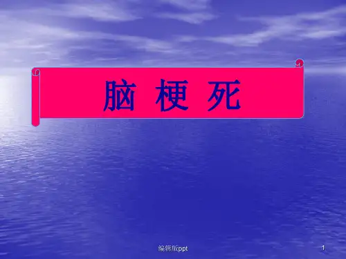 脑梗死诊断影像学治疗PPT课件