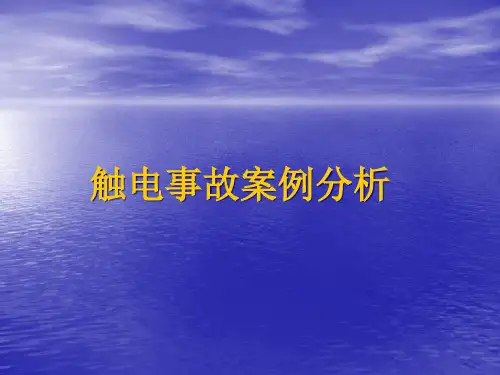 10起触电事故案例精品PPT课件