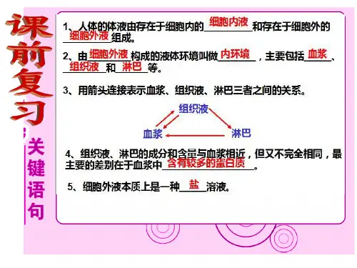 18人教版生物必修3课件：1.2内环境稳态的重要性(共31页)