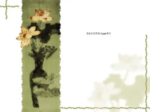 第3章消费税法ppt课件