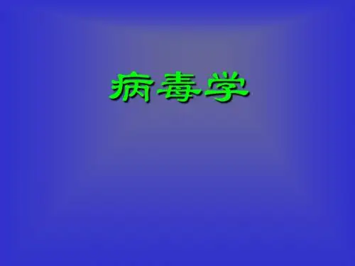 23 24 病毒的基本性状